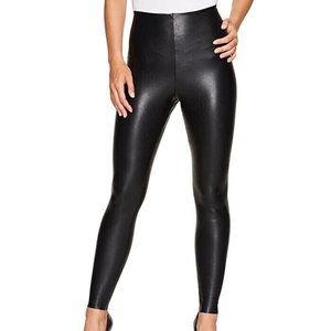 Commando Leggings Womens Small Black Perfect Control Faux Leather Super Hi Rise